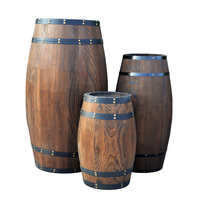 Baril en bois personnalisé et écologique, magasin d'usine, pour le vin, unités
