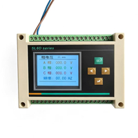 Medidor de Energía Trifásico de 4 Circuitos para Riel DIN Ydkz KGW2050, RS485 Modbus-RTU Clase 0.5, Pantalla LCD, 5A, 0-999999.9kWh