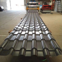 Großhandel 0,47mm Maßgefertigte Aluminium-Zink Beschichtete Verzinkte Wellblech-Dachplatten Dachblechpreis pro Blatt