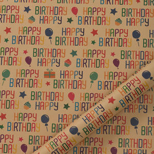 Factory Wholesale Birthday <b>Wrapping</b> <b>Paper</b> for Gifts - Product Image 4