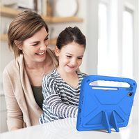 Étui antichoc pour tablette en mousse EVA pour enfants pour iPad A16 11 pouces 2025 Support intégré sur la couverture arrière
