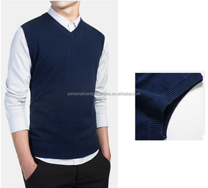 Chemises en tricot à col en V et manches longues pour hommes, cardigan en jersey de coton, gilet en tricot - Product Image 3