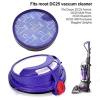 Filtre HEPA pré-moteur lavable et réutilisable de remplacement pour aspirateur DC25, kit d'accessoires avec utilisation automobile