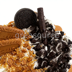 Décorations en plastique PU écologiques à motif cœur pour gaufres, desserts, crèmes, biscuits, présentation en café et photographie culinaire - Product Image 4