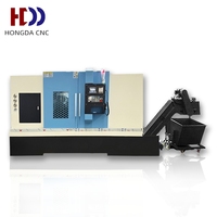 Torno CNC de bancada inclinada para torneado horizontal con sistema de control CNC GSK/Fanuc, torno CNC para metal TCK50 TCK56