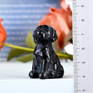 Tallas de cristal pulido natural y escultura perro <span class=keywords><strong>labrador</strong></span> de cristal para decoración del hogar - Product Image 5