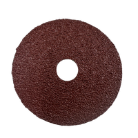 Disque abrasif en gros, 7 pouces, oxyde d'aluminium rouge, disque de polissage en fibre VSM pour le meulage des métaux