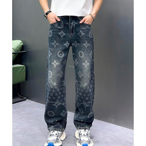 <span class=keywords><strong>Jeans</strong></span> de travail amples <span class=keywords><strong>pour</strong></span> hommes, best-sellers, style streetwear hip-hop, jacquard, motif unique, <span class=keywords><strong>jeans</strong></span> <span class=keywords><strong>pour</strong></span> hommes - Product Image 2