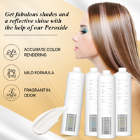 OEM ODM Vente en gros Salon de coiffure professionnel Eau oxygénée capillaire 3% 6% 9% 12% Crème de coloration oxydante pour cheveux