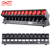 Barra de Luz Móvil Superbrillante 12x60W RGBW 4 en 1, Barra de Ondas 1260 DMX512 con Zoom, Luz de Escenario para DJ, Discoteca, Club Nocturno