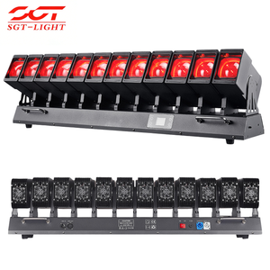 Barra de Luz Móvil Superbrillante 12x60W RGBW 4 en 1, Barra de Ondas 1260 DMX512 con Zoom, Luz de Escenario para DJ, Discoteca, Club Nocturno - Product Image 1