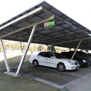 Système de montage solaire monocanal simple face pour carport, inclinaison 5-10°, orientation portrait, <span class=keywords><strong>panneaux</strong></span> 590-600W, garantie 10 ans pour 2 - Product Image 5