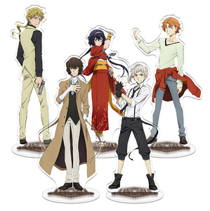 100 Estilos de Figuras de <span class=keywords><strong>Anime</strong></span> de Chuuya Nakahara, Osamu <span class=keywords><strong>Dazai</strong></span>, Atsushi Nakajima, Soporte de Acrílico para Escritorio, Modelo de <span class=keywords><strong>Anime</strong></span> - Product Image 1