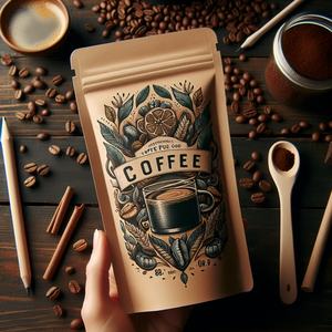 Sacs Mylar personnalisés en gros avec logo, sachets refermables en aluminium anti-odeur, pochettes verticales pour l'emballage alimentaire, du lait et des grains de café - Product Image 3