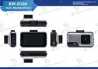 OEM ODM Caméra de tableau de bord double canal 4K grand angle 3 pouces avec Wi-Fi, capteur G, enregistrement en boucle et moniteur de stationnement pour voitures