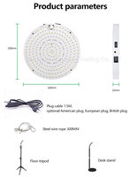 Indoor Desktop LED Kweeklampen Hydroponische Groenten Bloemen Vol Spectrum voor VEG BLOOM Schakelaar Dimbaar Hoge CRI 120 Licht