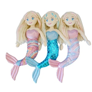 Juguetes de Peluche, Regalo para Niñas, Linda Muñeca de Sirena de Peluche con Bordado, Tela Súper Suave, 30CM - Product Image 2
