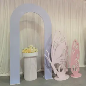 Luxus-Veranstaltungen Acryl Schmetterling Hintergrund kulissen Hochzeit Dekoration Stand 3D Schmetterling flügel Form Acryl Hintergrund kulissen Wand