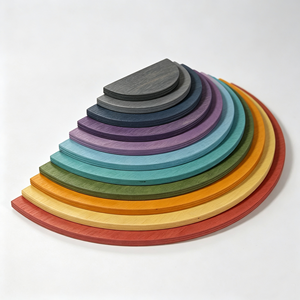 Jouets de construction <span class=keywords><strong>en</strong></span> <span class=keywords><strong>bois</strong></span> <span class=keywords><strong>en</strong></span> forme de demi-cercle <span class=keywords><strong>arc</strong></span>-<span class=keywords><strong>en</strong></span>-<span class=keywords><strong>ciel</strong></span> CE CPC <span class=keywords><strong>Grimms</strong></span> pour enfants de 5 à 7 ans - Product Image 2