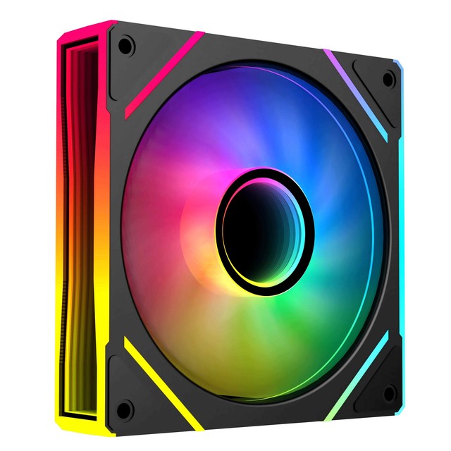 Factory New Design 120mmPLF120G Infinite PWM Computer Case RGB Cooling Fans Quiet 12V LED Multi Color ARGB PC Cooler Fans