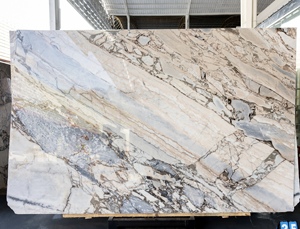 Mármol Blanco Natural, Mármol con Vetas Blancas y Grises, Loseta de Mármol Blanco Elefante para Pared y Suelo - Product Image 4