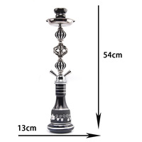 Shisha Hookah Portable Double tuyau, en acrylique, verre, modèle, vente en gros