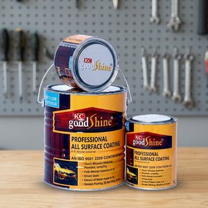 Peinture NC noire brillante liquide pour meubles en bois et surfaces métalliques, application au pinceau et au pistolet, à base de polyuréthane, acrylique et époxy - Product Image 3