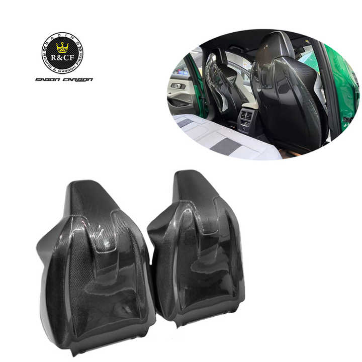 Dry Carbon Fiber Seatback Cover Shell for BMW G80 M3 G82 M4