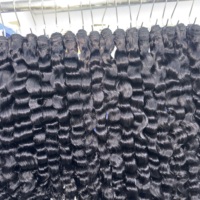 Cheveux vierges provenant d'un seul donneur, de la meilleure qualité, provenant des temples d'Inde du Sud