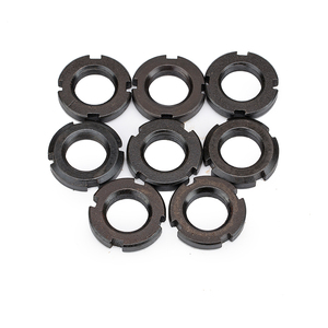 Écrou à oreilles fendu à tête plate et fine en acier inoxydable SS201 304 316 noir électrophorétique M2 M4 M6 M8 DIN935 - Product Image 3