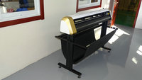 Plotter de Corte de Vinilo con Pantalla Táctil de 720 mm/1350 mm/1750 mm, Contorneado Automático y Tecnología CCD