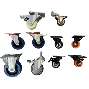 Prix d'usine, roulettes en PVC pivotantes à 360 degrés, freinables, sur mesure, pour le <span class=keywords><strong>transport</strong></span> <span class=keywords><strong>de</strong></span> meubles, la logistique industrielle - Product Image 2