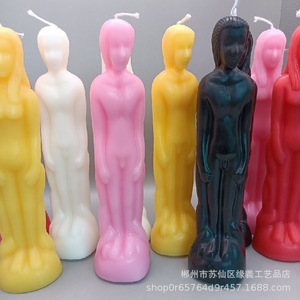 Velas al por mayor con forma humana de <span class=keywords><strong>Tabo</strong></span>, figuritas espirituales para oración, de cera de soja, con aroma personalizado, de larga duración, estilo moderno. - Product Image 4