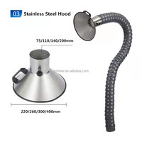 Tuyau d'extraction flexible pour l'évacuation des fumées de soudage, bras d'extraction de fumées, tuyau en bambou pour usage dentaire
