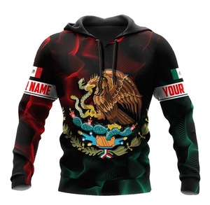 Sudadera con Capucha Personalizada con Estampado Completo de México, Sudadera Cálida y Suave para Invierno, Sudadera con Capucha Mexicana de Estados Unidos, Guatemala, Honduras, El Salvador - Product Image 5
