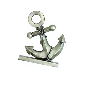Figura Decorativa de Ancla de Barco de Latón Vintage de Lujo, Escultura Marítima, Adorno Costero para el Hogar, Regalo Náutico Coleccionable y para Escritorio - Product Image 3