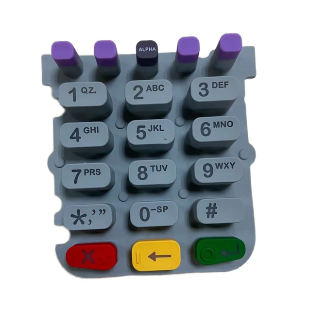Custom Silicone Keypad Rubber Button Versatile Keyboard for POS Machine Remote Controller Calculator Telecommunication Equipment