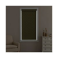 Stores à enroulement horizontaux minimalistes en polyester sans fil, installation facile sans outils ni perçage, ajustement parfait, idéal pour le bricolage