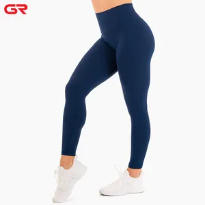 Oem Rekbare Compressie Anti Cellulitis Gym Workout Custom Logo Yoga Legging Hoge Taille Butt Lift Legging Voor Vrouwen