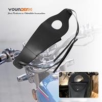 YD-LB22 moto carburant réservoir de gaz Center pochette sac réservoir Pad couverture en cuir PU pour Harley Sportster 800/1000/1200