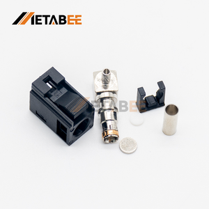 Conector Hembra Negro Fakra A para Cable Coaxial de Radio de Coche RG316 RG174, Alta Frecuencia RF - Product Image 4