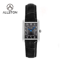 Montre à quartz étanche de luxe avec chiffres arabes, bracelet en cuir, bijoux personnalisés avec logo, breloque sportive antique, cadeau mignon, OEM