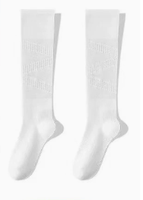 Chaussettes mi-hautes légères pour femmes, idéales pour le fitness, le badminton et le tennis en été ; Chaussettes de course en plein air ; Chaussettes de compression sportives pour mollets