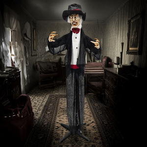 Nuevo Fantasma Colgante <span class=keywords><strong>de</strong></span> Halloween 2026 Personalizable <span class=keywords><strong>de</strong></span> Tamaño Real con Ojos Brillantes, Decoraciones <span class=keywords><strong>de</strong></span> Terror, Proveedor - Product Image 4