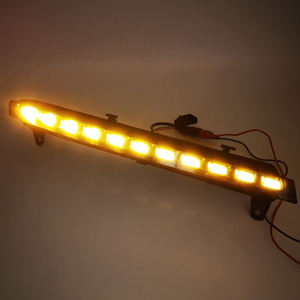 Pour <span class=keywords><strong>Audi</strong></span> Q7 2006 2007 2008 2009 12V LED DRL Feux de jour Feux de brouillard avec <span class=keywords><strong>clignotant</strong></span> jaune - Product Image 1