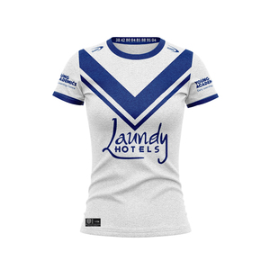 Wholesale Custom Oem Full Print Sublimated Quick Dry 100% Polyester <strong>Australia</strong> Women's Training Rugby Jerseys Tops With Logo - Product Image 4