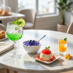 Boba Instantánea con Sabor a Manzana Verde, 50 g x 5 Paquetes, Lista para Comer con Té/Jugo/Smoothie/Yogur - Product Image 3