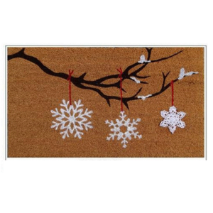 Tapis en fibre de coco artisanal avec des matériaux écologiques, durable et antidérapant pour les sols intérieurs et extérieurs - Product Image 1