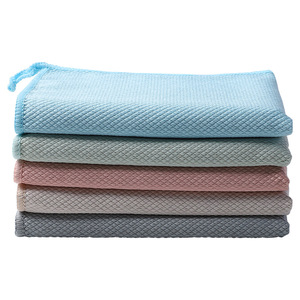 Dishcloth Rectangle Solid Color Absorbent For Pots And Pans Cleaning Cloths - Product Image 4