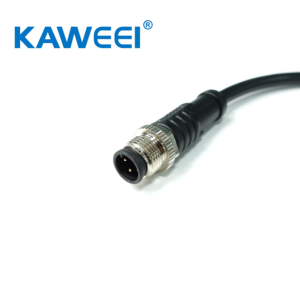 Assemblaggio Cavi con Connettore Circolare M12 Impermeabile, 2 Pin Maschio IP67, Cablaggio per Sensori Industriali per Apparecchiature di Automazione - Product Image 3